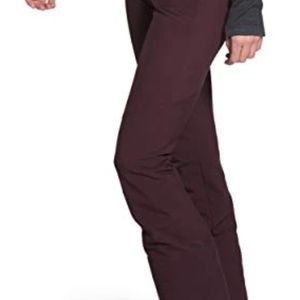 North Face Women's Snoga Ski Pants in Burgundy / "Root Brown" - Size 12
